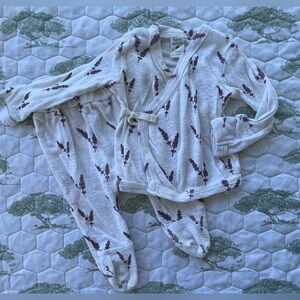 Kate Quinn pointelle kimono set